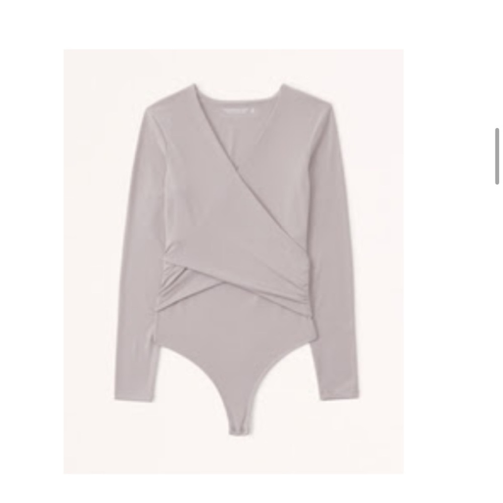 NWT Gray Long Sleeve Bodysuit